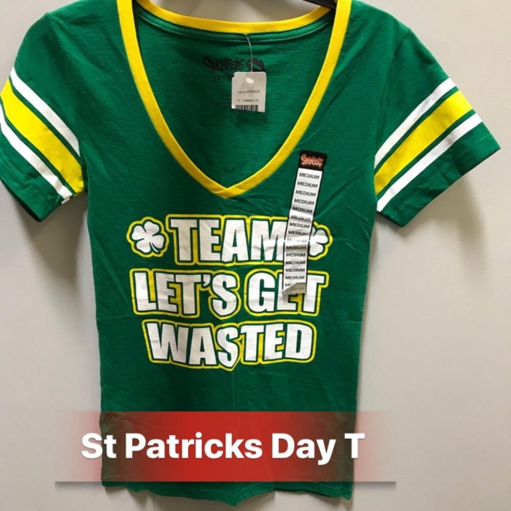 (63) NWT Irish (team get wasted) T-shirt